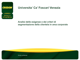 I Centri Imprese - Università Ca` Foscari di Venezia