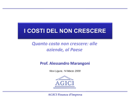 Relazione Prof. A. Marangoni