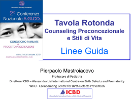 Tavola Rotonda Counseling Preconcezionale e
