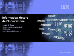 IBM blue-and-white template with image