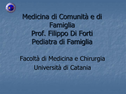 Tappe storiche della pediatria di famiglia in Italia