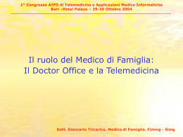 1° Congresso AIPO di Telemedicina e Applicazioni Medico