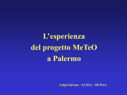 "Progetto MeTeO" (è necessario Ms Powerpoint per