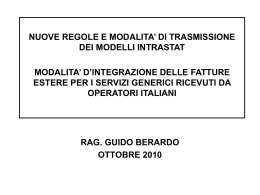 Intrastat e reverse charge CNDCEC ottobre 2010