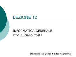 lezione 12 - Luciano Costa