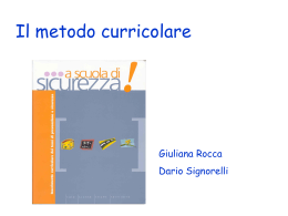 Il metodo curriculare