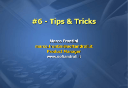 #6 - Tips & Tricks