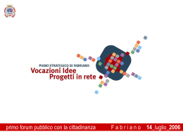 Diapositiva 1 - Piano Strategico