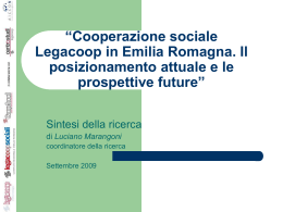 Diapositiva 1 - Legacoopsociali Sardegna