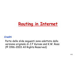 Routing in Internet