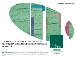 metodologia - Consorzio per i servizi socio assistenziali del