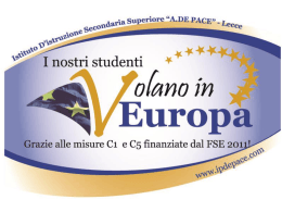 &ldquo;ANTONIETTA DE PACE&rdquo; - Lecce