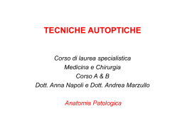 TECNICHE AUTOPTICHE - Studenti per l`universit&agrave;