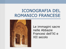 ICONOGRAFIA DEL ROMANICO FRANCESE