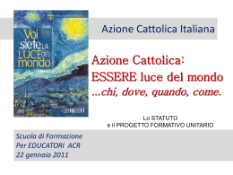Slides pp - Azione Cattolica Trani