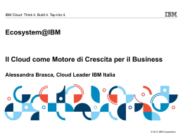 Il Cloud come motore di crescita per il Business