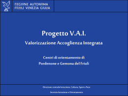 Obiettivi e articolazione del progetto
