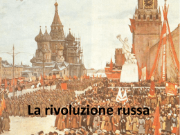 La rivoluzione russa - FAD Provincia di Padova