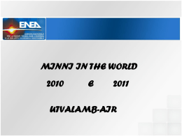 Introduzione e &hellip; MINNI in the world