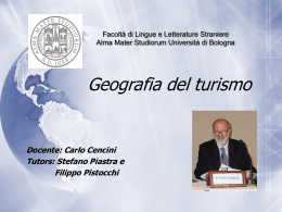Turismo - Universit&agrave; di Bologna