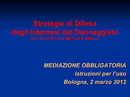 MEDIAZIONE REALE ED UTOPISTICA