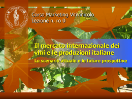 Lo scenario mondiale