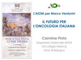 Terapia dei tumori solidi &ldquo;personalizzata&rdquo; biomarker