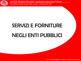 Servizio forniture degli enti Pubblici