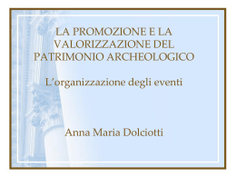Lezione Anna Maria Dolciotti
