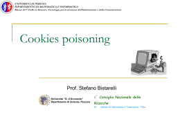 cookie-poisoning - Dipartimento di Matematica e Informatica