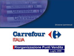 NUOVA ODL PUNTI VENDITA - LINEE GUIDA OO.SS