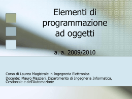Lezione 9