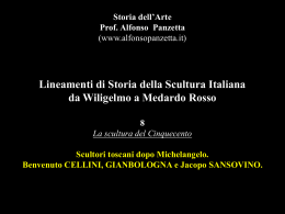 Lineamenti di Storia della Scultura Italiana da Wiligelmo a Medardo