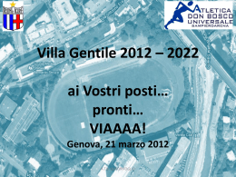 Presentazione Progetto Villa Gentile