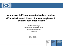 Slide 1 - Repubblica e Cantone Ticino