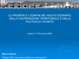 La cooperazione transfrontaliera