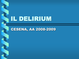 IL DELIRIUM