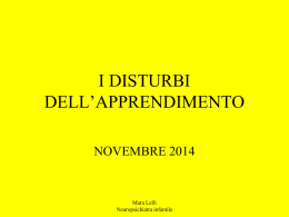 Intervento dott.ssa Lelli M. 27/11/2014 - Primaria