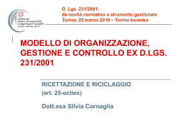 Slides a cura della Dott.ssa Cornaglia