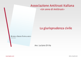 Luciano Di Via - Associazione Antitrust Italiana