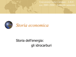Storia economica - My LIUC - Università Carlo Cattaneo