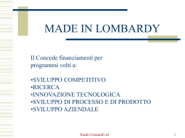 MADE IN LOMBARDY