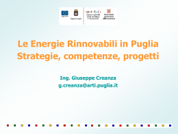 Slides intervento Giuseppe Creanza