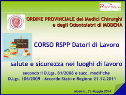 31 maggio 2014 - D.ssa Nicoletta Cioni (ppt - 4.3