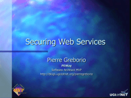 Securing Web Services