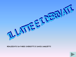 latte e derivati - Istituto Comprensivo di Santo Stefano Belbo