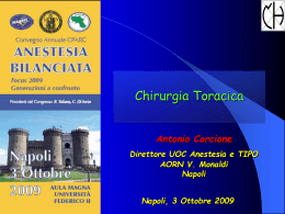 Corcione - Collegio dei Primari di Anestesia e Rianimazione della