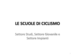 LE SCUOLE DI CICLISMO - FederciclismoPuglia.it