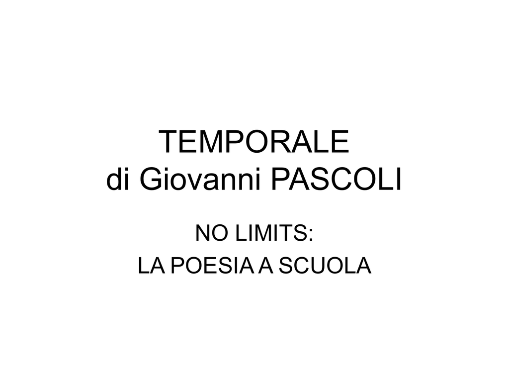 Temporale