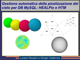 Gestione automatica della pixelizzazione del cielo per DB